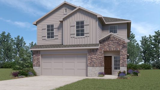 New construction Single-Family house The Emma, 4114 Bay Leaf Loop, Von Ormy, TX 78073 - photo
