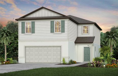 New construction Single-Family house 10624 Hidden Banks Glen, Parrish, FL 34219 Tybee- photo 0 0