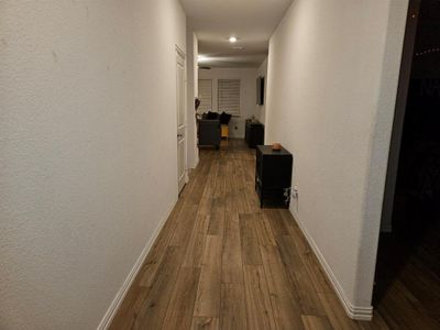 Hall featuring hardwood / wood-style flooring