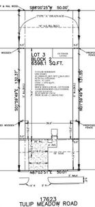 17623 Tulip Meadow Road preliminary plot plan