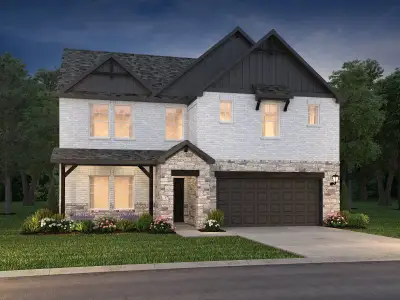 New construction Single-Family house 678 Woodland Avenue, Lavon, TX 75166 The Haskell- photo 0