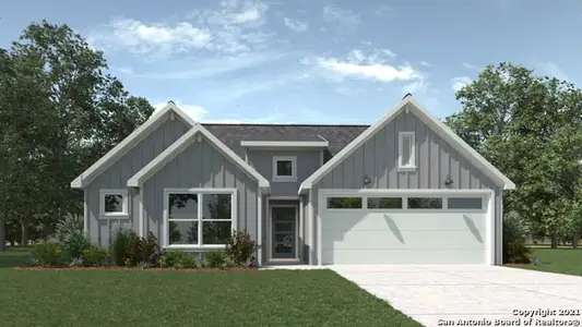 New construction Single-Family house 617 Signe, Seguin, TX 78155 The Bellvue- photo 1 1