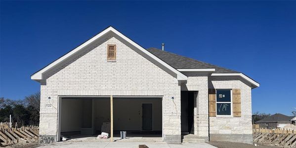 New construction Single-Family house 2404 Walking Y Rd, Georgetown, TX 78633 Brodie Homeplan- photo 0