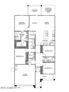 New construction Single-Family house 5499 S 251St Drive, Buckeye, AZ 85326 Residences Collection Plan 4002- photo 6 6