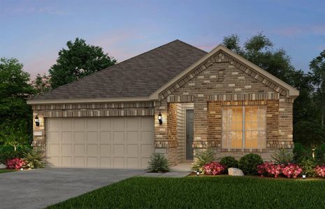 New construction Single-Family house 1401 Grass Bend Drive, Katy, TX 77493 Oakmont- photo 0