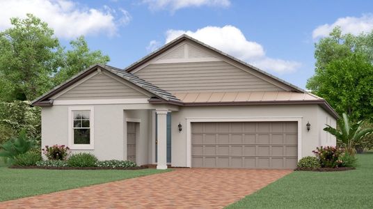 New construction Single-Family house Dawning II, 11342 Flora Crew Court, Land O' Lakes, FL 34638 - photo