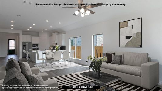 New construction Single-Family house 31422 Slumbering Sage Drive, Fulshear, TX 77441 Design 2188W- photo 3 3