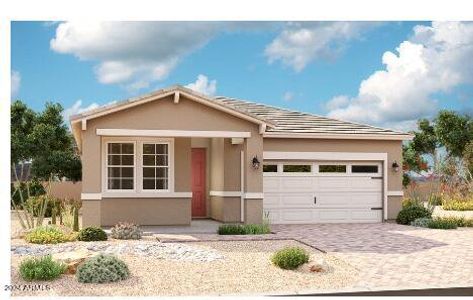 New construction Single-Family house 40080 W Elm Drive, Maricopa, AZ 85138 Peridot- photo 0