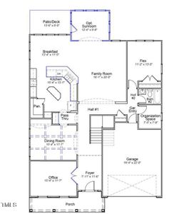New construction Single-Family house 9336 Old Smokehouse Drive, Wake Forest, NC 27587 - photo