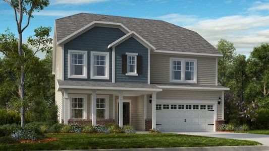 New construction Single-Family house Hamilton, 3483 Estates Edge Drive, New Hill, NC 27562 - photo