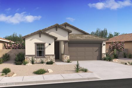 New construction Single-Family house 42440 W Vincent Drive, Maricopa, AZ 85138 Orinoco- photo 0