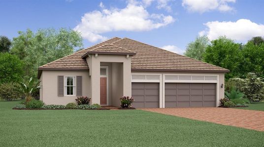 New construction Single-Family house 12220 Violet Jasper Drive, Parrish, FL 34219 Eventide- photo 0