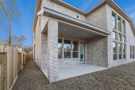 New construction Single-Family house 127 Trailhead Ridge Court, Willis, TX 77318 The Ibiza- photo