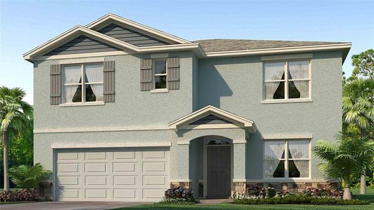 New construction Single-Family house 7350 Broad River Avenue, Land O' Lakes, FL 34638 - photo 0 0