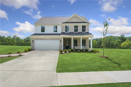 New construction Single-Family house 513 Elkwood Lane, Mcdonough, GA 30252 Aspire- photo 0