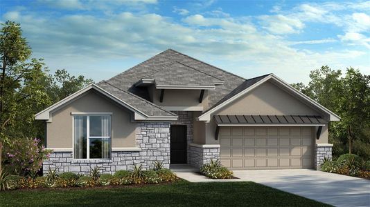 New construction Single-Family house 804 Great Lawn Bnd, Liberty Hill, TX 78642 Driskill- photo 0 0