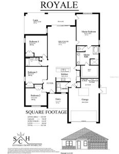 New construction Single-Family house 12484 Poplar Avenue, Weeki Wachee, FL 34614 Royale- photo 1 1