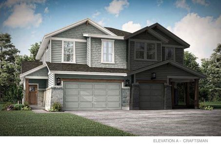 New construction Townhouse house 20503 Tractor Drive, Unit A, Pflugerville, TX 78660 The Magnolia: Garage- photo