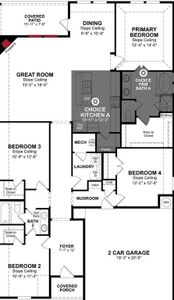 Beazer Homes Hurricane Creek Teton plan