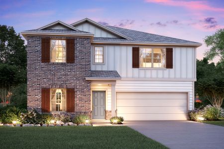 New construction Single-Family house Armstrong - 35' Smart Series, 7407 Toledo Bend, San Antonio, TX 78252 - photo