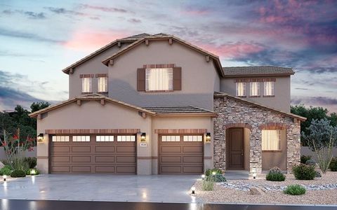 New construction Single-Family house Diamond, 17155 W Las Palmaritas Drive, Waddell, AZ 85355 - photo