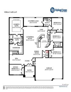New construction Single-Family house 8953 Se 55Th Terrace, Ocala, FL 34480 Willow II with Loft- photo 1 1