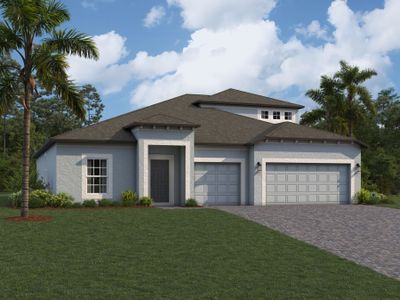 New construction Single-Family house 9603 Crescent Ray Drive, Wesley Chapel, FL 33545 Barcello Bonus- photo 0 0