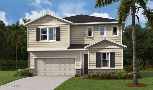 New construction Single-Family house 75556 Canterwood Drive, Yulee, FL 32097 Moonstone- photo 0