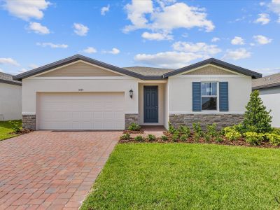 New construction Single-Family house 5165 Springrise Drive, Saint Cloud, FL 34772 Foxglove- photo 0