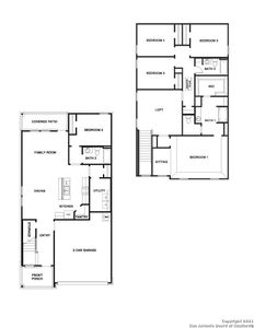 New construction Single-Family house 10603 Tattersall Blvd, San Antonio, TX 78252 X30MA - THE MADISON- photo