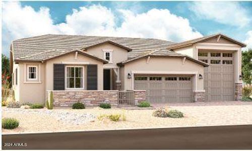 New construction Single-Family house 21723 E Bonanza Way, Queen Creek, AZ 85142 Harley- photo 0 0