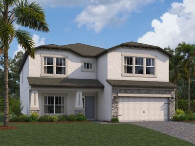 New construction Single-Family house 3166 Marine Grass Drive, Wimauma, FL 33598 Alenza- photo 0 0