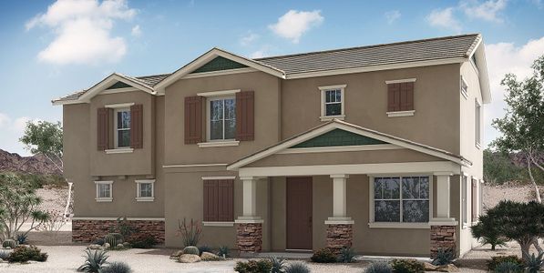 New construction Single-Family house 1266 W Sparrow Dr, Queen Creek, AZ 85140 Haven- photo 2 2