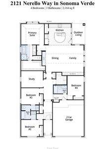 New construction Single-Family house 2121 Nerello Way, McLendon-Chisholm, TX 75032 Monet Plan- photo