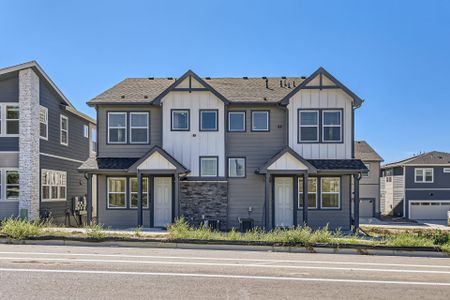 New construction Townhouse house 1935 Zephyr Road, Fort Collins, CO 80528 Foothills- photo 0