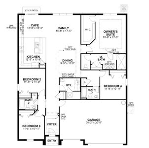 New construction Single-Family house 4908 Eagle Rock Drive, Wimauma, FL 33598 Barcello- photo 1 1
