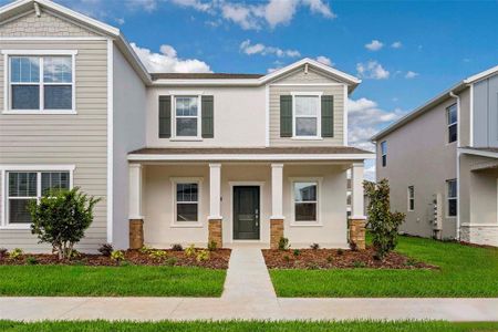 New construction Townhouse house 6080 Peaceful Park Way, Clermont, FL 34714 Landcaster- photo 0