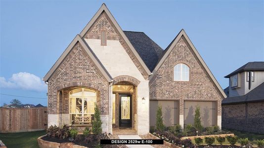 New construction Single-Family house 27207 Texas Bluebonnet Trail, Hockley, TX 77447 Design 2529W- photo