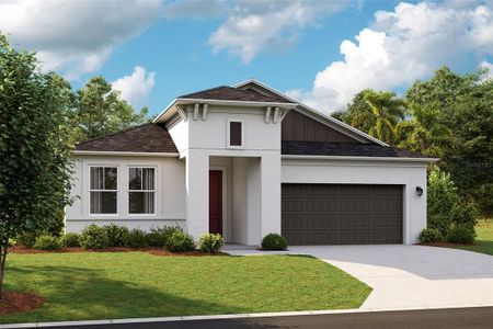 New construction Single-Family house 12238 Cattleside Drive, Lithia, FL 33547 Mariposa- photo 0