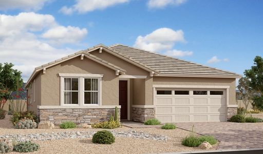 New construction Single-Family house 17587 W. Running Deer Trail, Surprise, AZ 85387 Raleigh- photo 0 0