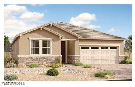 New construction Single-Family house 17656 W Blue Sky Drive, Surprise, AZ 85387 Raleigh- photo 0