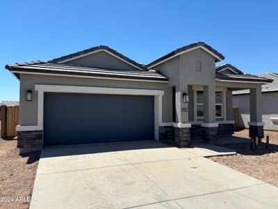 New construction Single-Family house 22750 N Lynn Street, Maricopa, AZ 85138 Mockingbird- photo 0