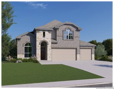 New construction Single-Family house 822 Town Creek Way, Cibolo, TX 78108 The Caspian- photo 0
