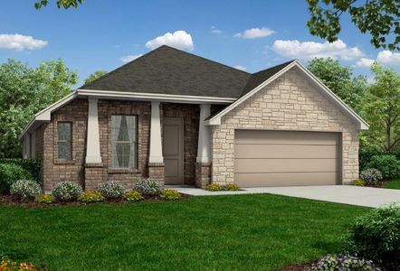 New construction Single-Family house 1819 Temple Grove Drive, Iowa Colony, TX 77583 The Davenport- photo 0