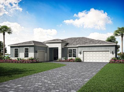 New construction Single-Family house 14093 Sw Delilah Way, Port St. Lucie, FL 34987 Opal- photo 0