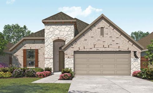 New construction Single-Family house Premier Series - Palm, 7001 Buffalo Cross Trail, Fort Worth, TX 76120 - photo