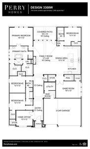 New construction Single-Family house 30643 Chamomile Bend, Fulshear, TX 77423 Design 3308W- photo 1 1
