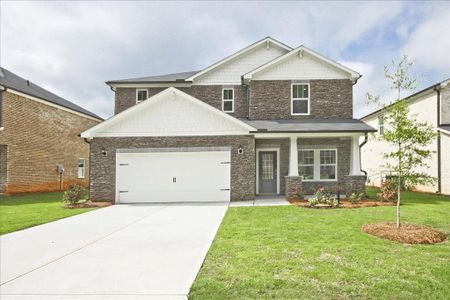 New construction Single-Family house 7754 Richmond Trail, Fairburn, GA 30213 Dakota- photo 1 1