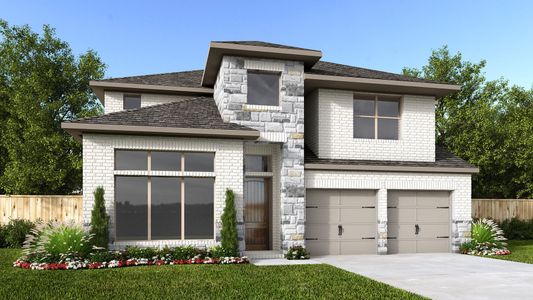 New construction Single-Family house 121 Menlo Bend, Liberty Hill, TX 78642 2999W- photo 0