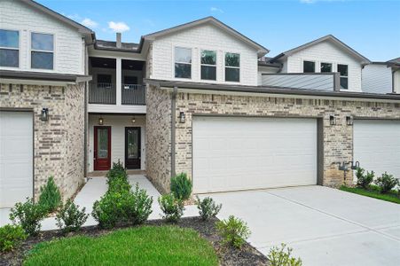 New construction Townhouse house 14822 Spica Court, Willis, TX 77318 - photo 0